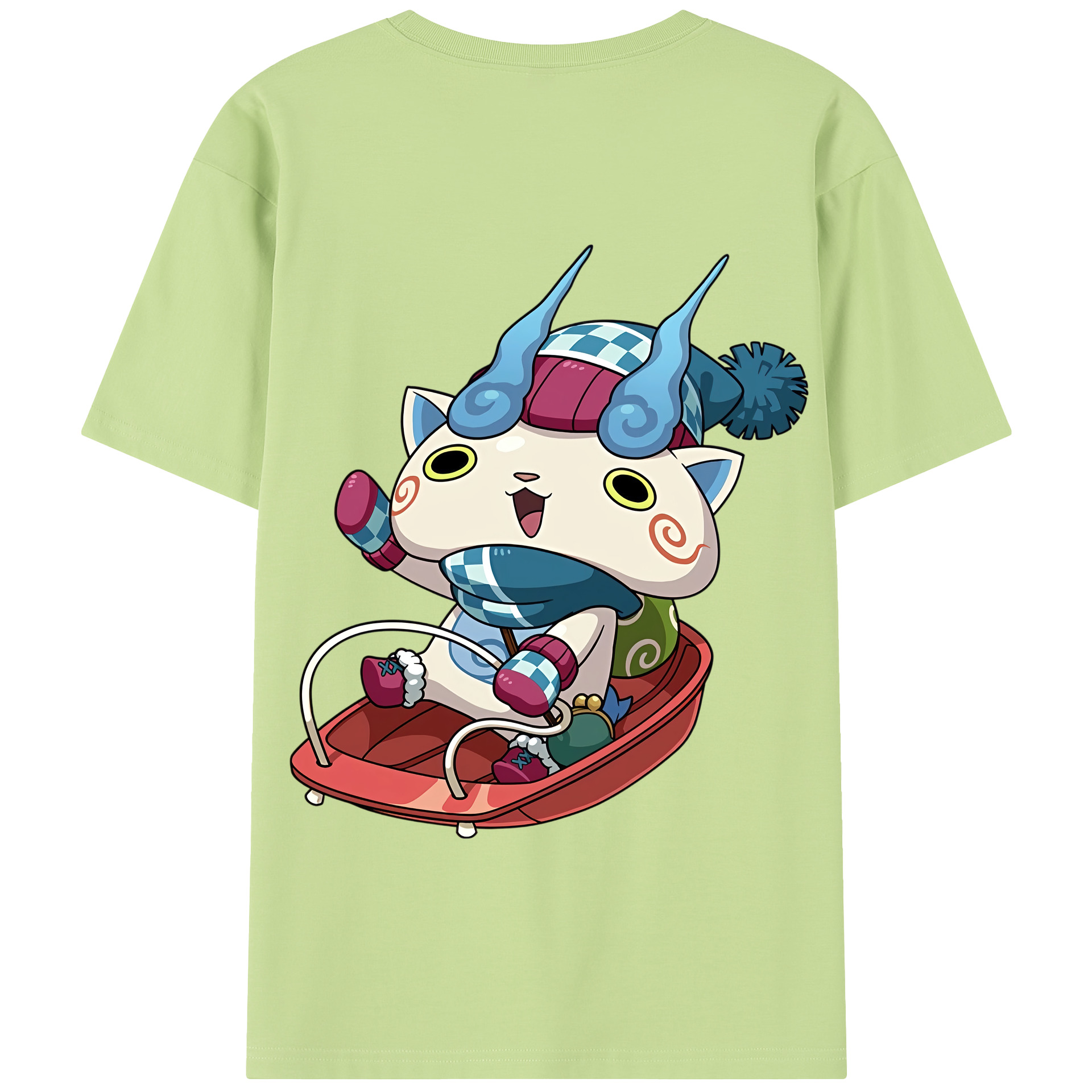 （画像用） 妖怪ウォッチ Yo-kai Watch 綿100％半袖Tシャツ（背面プリント）